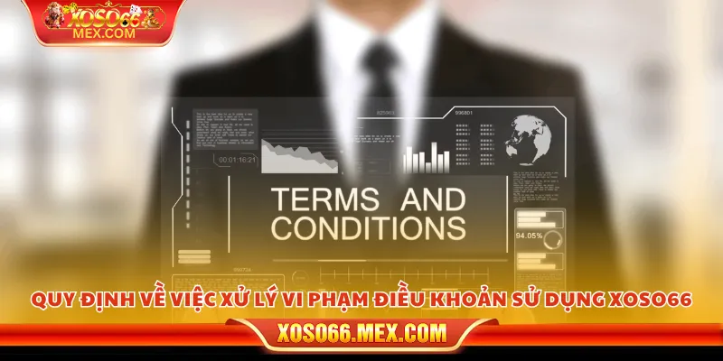 Điều Khoản Sử Dụng 4 Quy định về việc xử lý vi phạm điều khoản sử dụng xoso66
