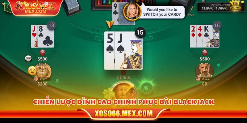 Bài blackjack xoso66 - Trải nghiệm game bài kịch tính từng giây 4 Chiến lược đỉnh cao chinh phục bài blackjack