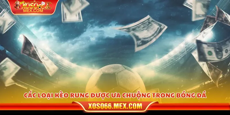 Cách chơi kèo rung - Bí quyết nắm bắt cơ hội trong từng phút 3 Các loại kèo rung được ưa chuộng trong bóng đá