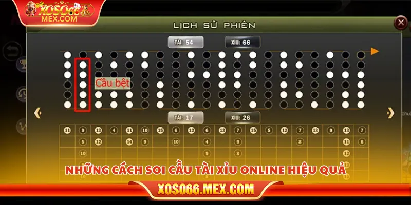 Những cách soi cầu tài xỉu online hiệu quả